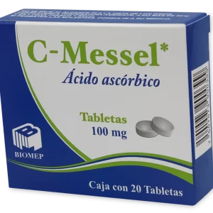 TUZO FARMAC-MESSEL ACIDO ASCORBICO 100MG 20TABS