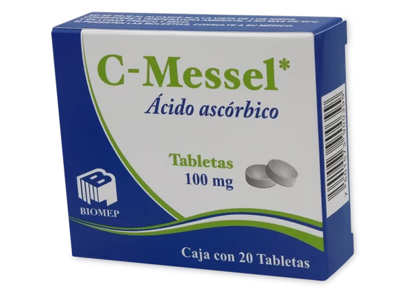 TUZO FARMAC-MESSEL ACIDO ASCORBICO 100MG 20TABS