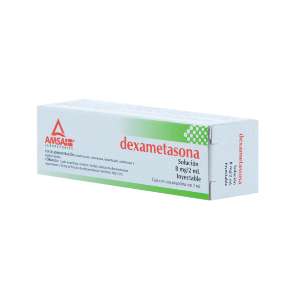 DEXAMETASONA 8MG/2ML (DECOREX) 1AMP SOL - Imagen 2