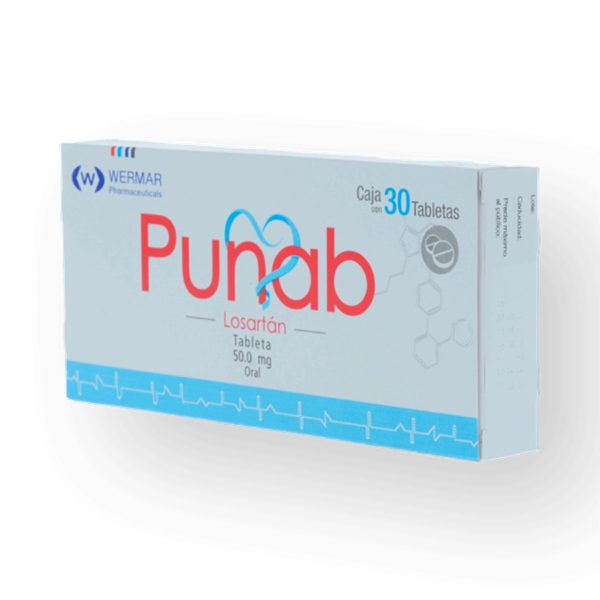 PUNAB (LOSARTAN 50MG) 30TABS - Imagen 3