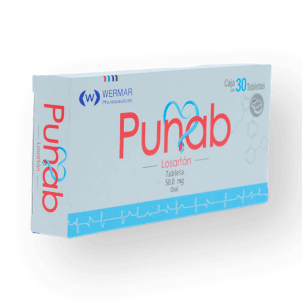 PUNAB (LOSARTAN 50MG) 30TABS - Imagen 5