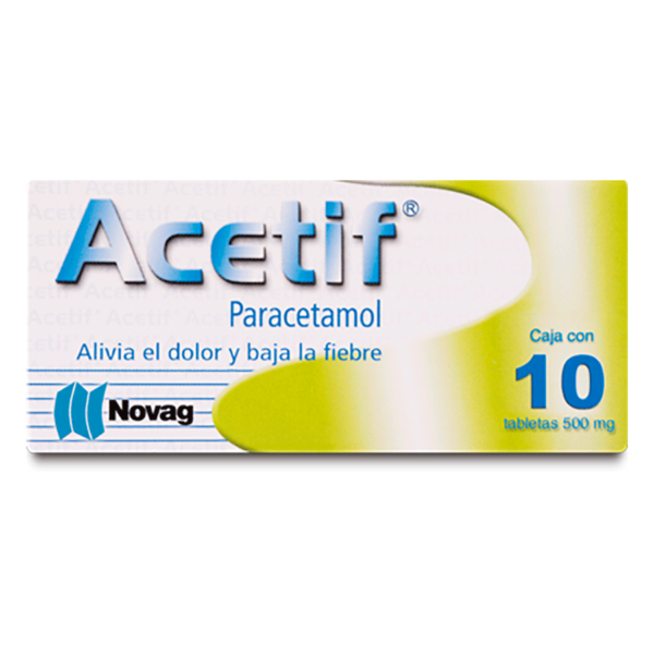 ACETIF (PARACETAMOL 500MG) 10TABS