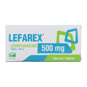 TuzoFarma LEFAREX LEVOFLOXACINO 500MG 7 TABS