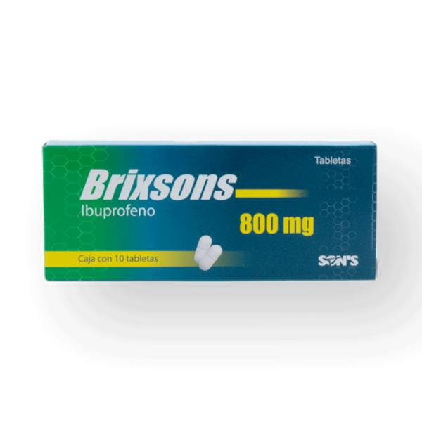 BRIXSONS IBUPROFENO 800MG 10TABS - Imagen 2