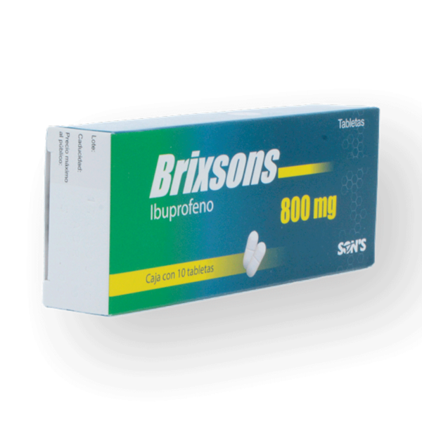 BRIXSONS IBUPROFENO 800MG 10TABS - Imagen 3