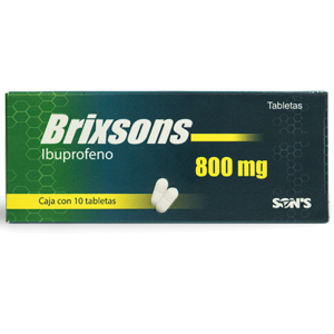 TUZOFARMA BRIXSONS IBUPROFENO 800MG 10TABS