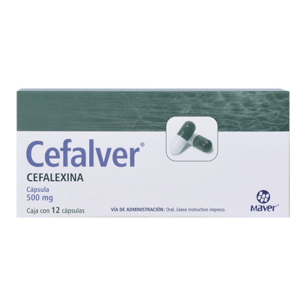 CEFALVER-CEFALEXINA 500MG 12CAPS