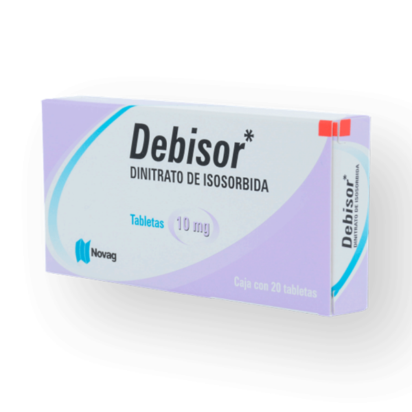 DEBISOR ISOSORBIDA 10MG 20TABS - Imagen 2