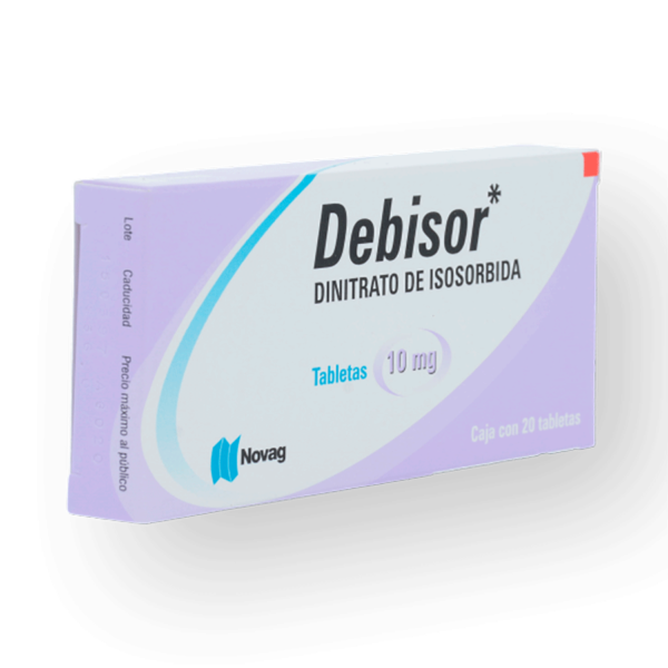 DEBISOR ISOSORBIDA 10MG 20TABS - Imagen 4