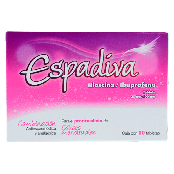 ESPADIVA - HIOSCINA/IBUPROFENO 10TABS