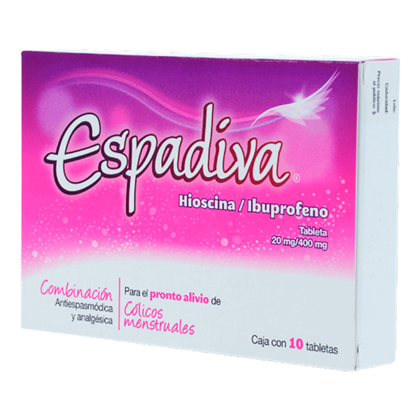 ESPADIVA - HIOSCINA/IBUPROFENO 10TABS - Imagen 3