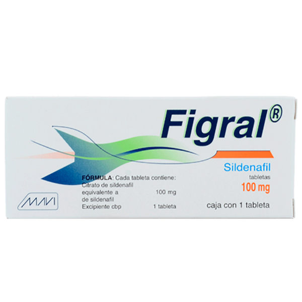 FIGRAL SILDENAFIL 100 MG 1 TABLETA - Imagen 2