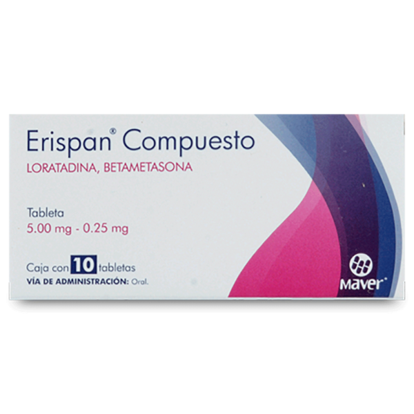 ERISPAN COMPUESTO LORAT/BETAMET 10TABS