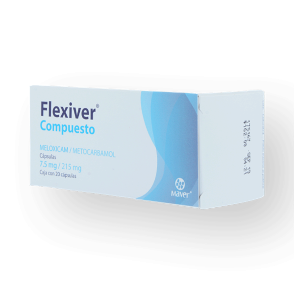 FLEXIVER COMPUESTO 7.5MG/215MG  20CAPS - Imagen 2