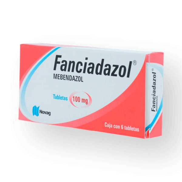 FANCIADAZOL  MEBENDAZOL 100MG  6TABS - Imagen 3