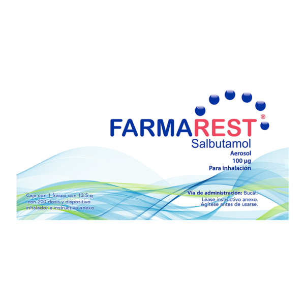 FARMAREST   SALBUTAMOL  200DOSIS AEROSOL - Imagen 3