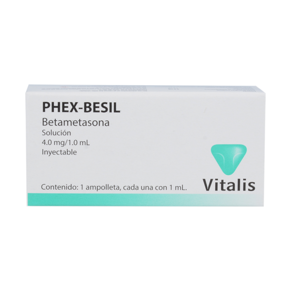 PHEX-BESIL   BETAMETASONA 4MG/ML  1AMP - Imagen 2