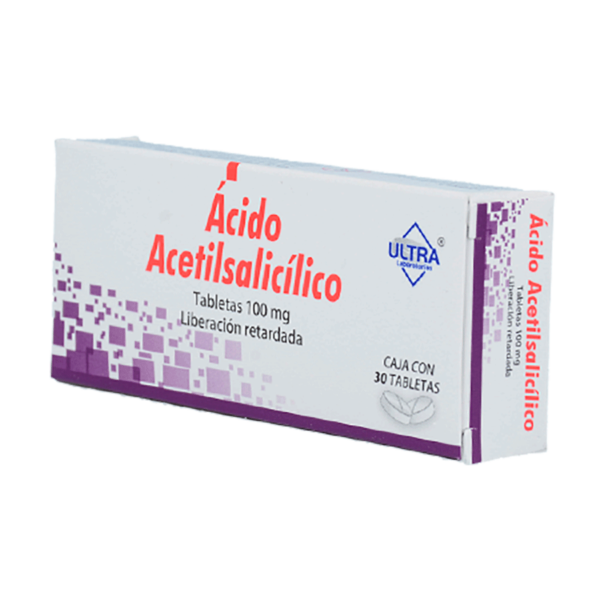 ACIDO ACETILSALICILICO 100MG 30TABS - Imagen 2