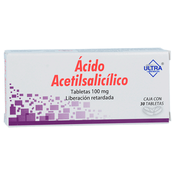 ACIDO ACETILSALICILICO 100MG 30TABS - Imagen 3