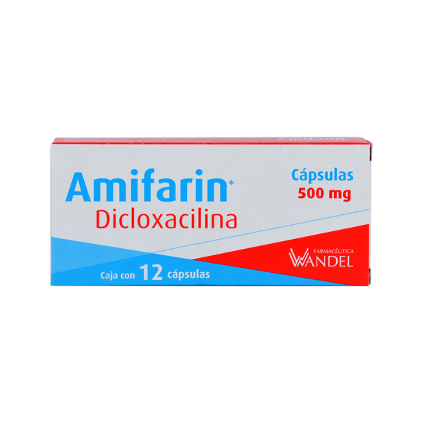 AMIFARIN DICLOXACILINA 500MG 12CAPS