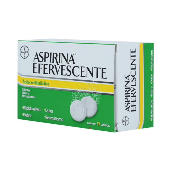 ASPIRINA EFERVESCENTE 12TABS - Imagen 2