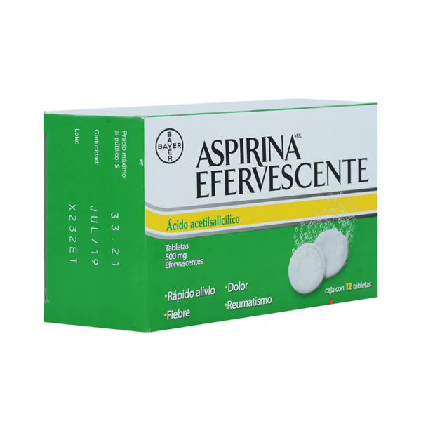 ASPIRINA EFERVESCENTE 12TABS - Imagen 4