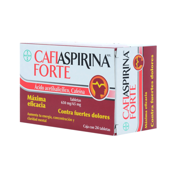 CAFIASPIRINA FORTE 650MG/65MG 24TABS - Imagen 2