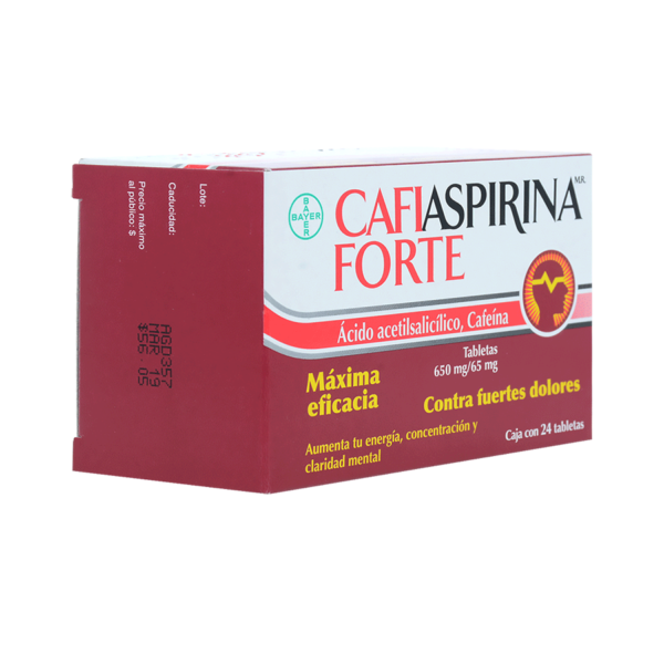 CAFIASPIRINA FORTE 650MG/65MG 24TABS - Imagen 4