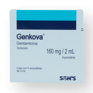 GENKOVA -GENTAMICINA 160MG/2ML 5AMP SOL