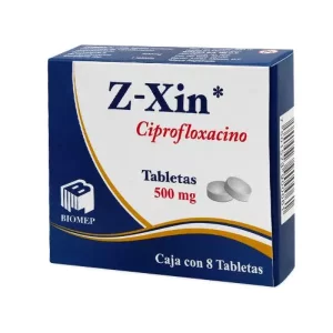 Z-XIN CIPROFLOXACINO 500MG 8TABS