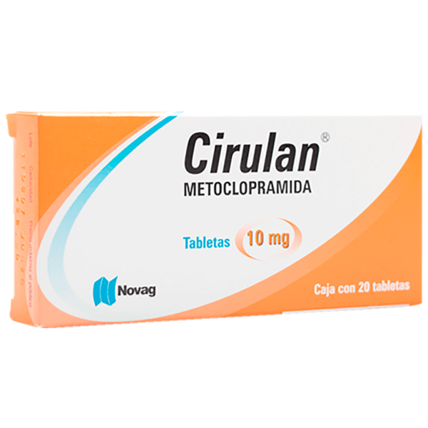 CIRULAN -METOCLOPRAMIDA- 10MG) 20TABS