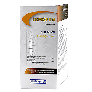 DIMOPEN AMOXICILINA 500MG/5ML 75ML SUSP