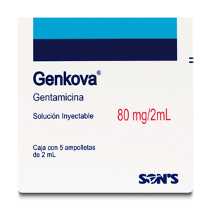 GENKOVA-GENTAMICINA 80MG/2ML 5AMP SOL