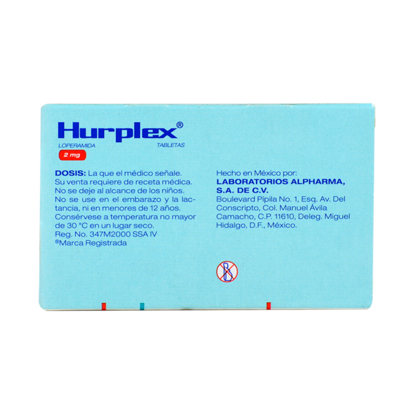 HURPLEX LOPERAMIDA 2MG 12TABS