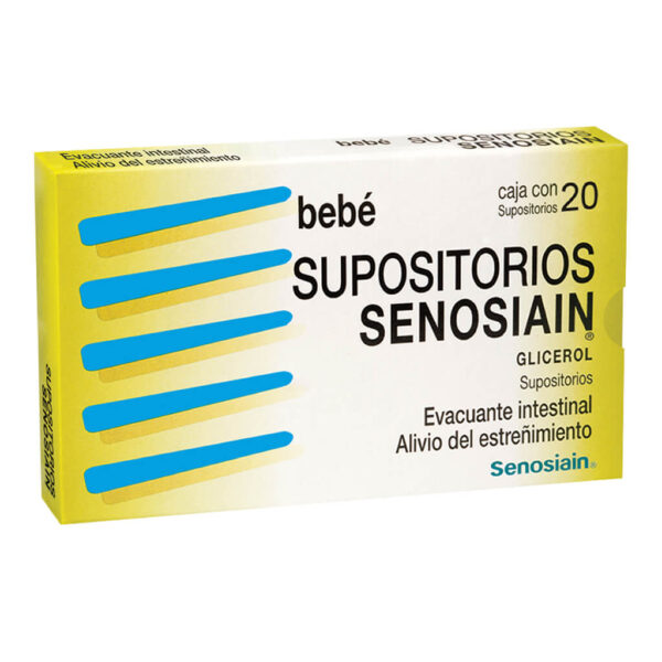 SUPOSITORIOS BEBÉ (SENOSIAIN 1478 MG ) 20